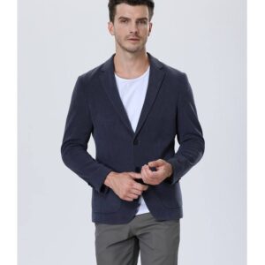 Mens Blazers Casual Slim Fit Suit Top Autumn Cotton  Fashion Clothing Jacket Winter Spring Picture - Image 3