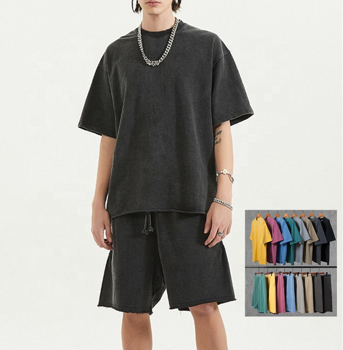 American Hip Hop Rap Combo High Street Retro Cotton Printed Short Sleeve T-shirt Men's and Women's Loose T-shirt Fashion