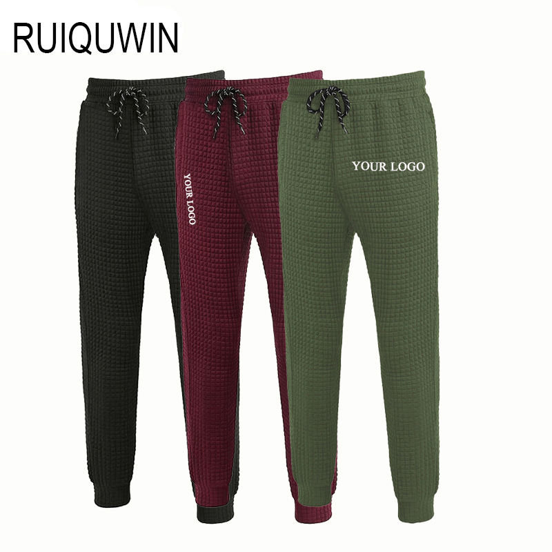 RUIQUWIN Hot Selling Fitness Jogging Pants Men Elastic Custom Casual Sweatpants Sports Pants With Pocket