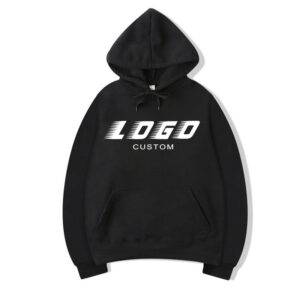 Men High Quality 100% Polyester Custom Logo Print Cotton Unisex Sweatshirts Pullover Men's Hoodies - Image 7