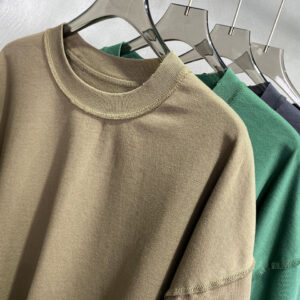 Custom Screen Printing 230Gsm T Shirt Wholesale Heavyweight Cotton Vintage Oversized Men Tshirt - Image 2