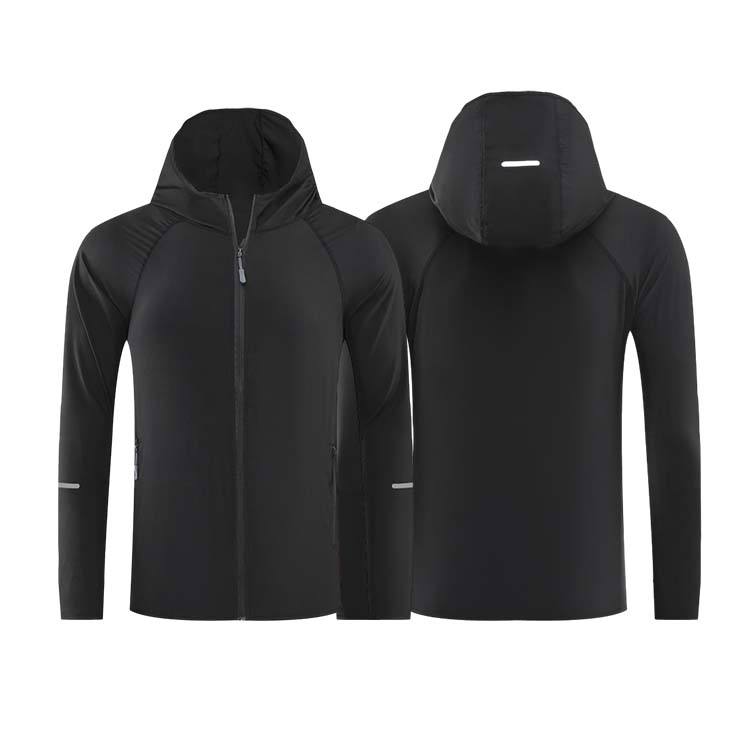 Men Jackets Sport Casual Zipper New Running Outdoor Jogger Waterproof Gym Sweatshirts Training Hoodies