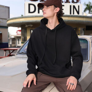 OEM Service Blank Hoodies Men's Sweatshirts Fashion Custom Logo Heavyweight Hoody Oversized - Image 4