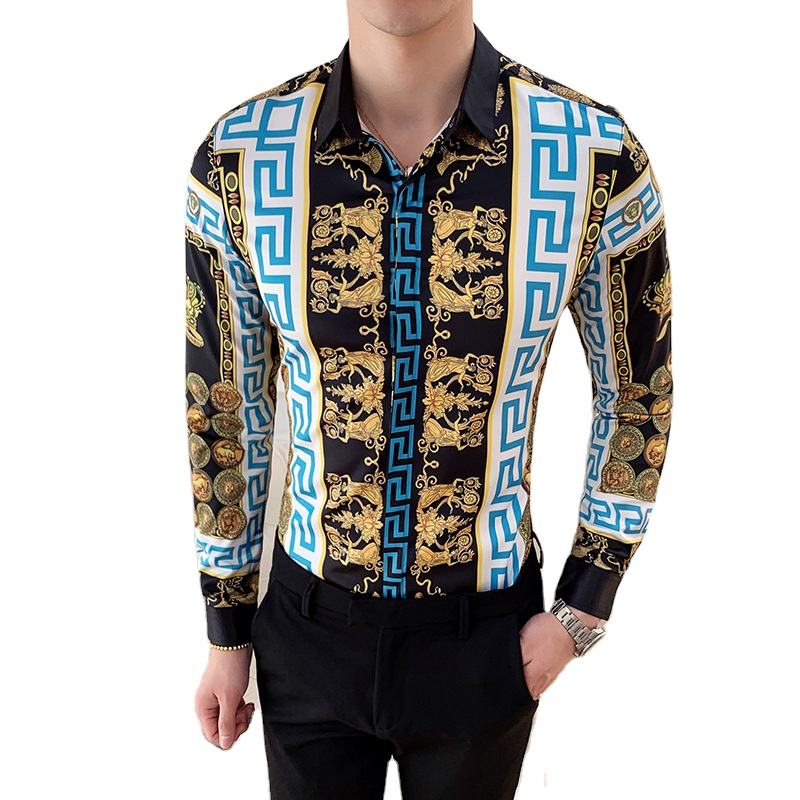 New Design 2024 3D Embossed Fast Dry Boy Shirt Man Classic Custom Shirt  Street Fashion