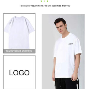 Plus Size Men's Clothing Wholesale Designers Clothing Man Clothes Manufacturers Mens Womens Clothes 240G100% Cotton T-shirts - Image 3