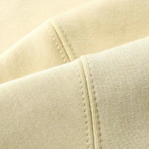 Mens High Quality Solid Color Pullover Mens Crew Neck Sweatshirt Thick Warm  Plain Beige 600G Loose Fit Crewneck 3XL - Image 1
