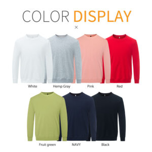 Man Clothing Fasion Street Wear Plain Crewneck Sweat Shirt Clothing Manufacturers Custom Cotton Sweatshirt - Image 5