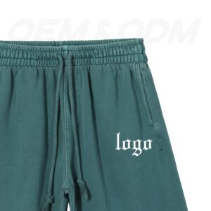 2022 High Quality Custom Logo Designer Summer Street Wear Cartoon Women and Men Washed Shorts - Image 1