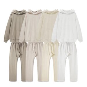 Wholesale Unisex Jogger Set Blank Custom Logo Track Suit Heavyweight Tracksuit for Men - Image 1