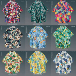 Big Size Shirt for Mens Hawaiian Style Digital Printing for Men Design Fat Regular Fit Buttons Clothings Sales - Image 6
