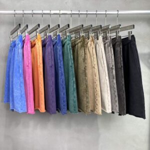 Custom High Quality 360G 100% Cotton Clothing Heavy Men's Shorts High Street Loose Casual Shorts for Men - Image 2