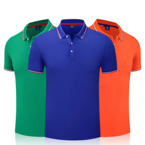 OEM Custom Printing Logo Short Sleeve Golf Polo Shirts 100% Cotton Men's Polo t Shirt - Image 2
