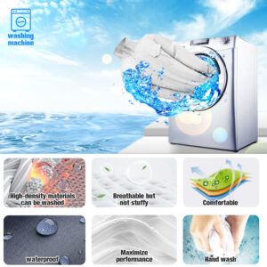 2022 Newest Design 100% Cotton Fan Cooling Clothes Summer air Conditioning Clothing, Short/long Detachable Sleeves - Image 6