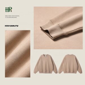 Unisex Sweater Silk Screen Printing Custom Logo Jumper High Quality Plus Size Sweatshirt - Image 3