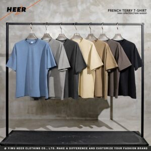 Men Street Wear Cotton T Shirt Custom 250 Gsm Vintage Acid Wash Drop Shoulder Oversized Blank T Shirts - Image 3