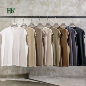 High Quality Cotton Plain Custom Vest Mens Clothing Casual Tank Top Sleeveless Shirt for Men - Image 4