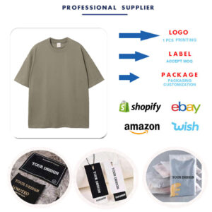 Men's Oversized T-Shirt Shorts Set 100% Cotton High Quality Men's Summer Sports Tee and Shorts Suit Tracksuit for Men - Image 4