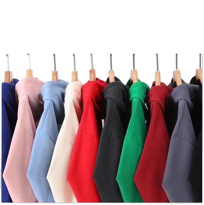 Wholesale Solid Color Sweater Round Neck Loose Hoodie Men's Hoodies & Sweatshirts Hoodies Unisex Custom Logo