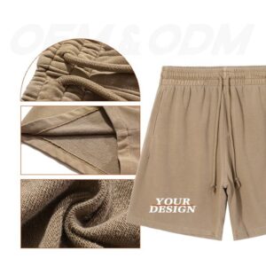 2022 High Quality Custom Logo Designer Summer Street Wear Cartoon Women and Men Washed Shorts - Image 2