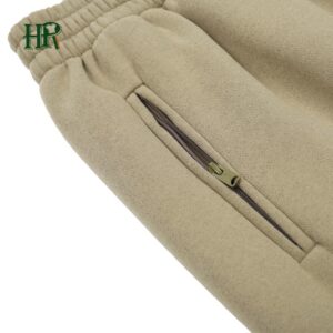 High Quality Plain Fleece Loose Fit Men's Pants Custom Logo Oversize Cotton Sweatpants Gym Fitness Jogger - Image 2