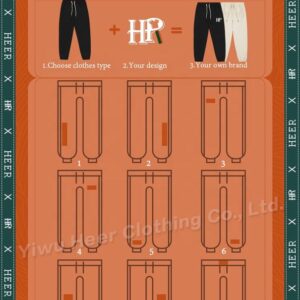 High Quality  Terry Fleece Straight Leg Sweatpants Custom Printed Jogging Men's Pants & Trousers Customize - Image 5
