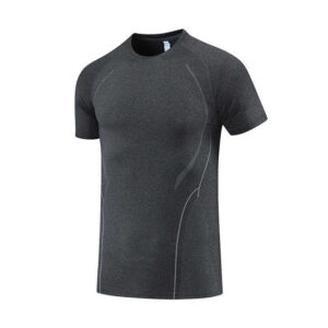Custom Design Polyester Spandex Athletic Compression Shirt Men Workout Tops Fitness Compression Clothing Sportswear - Image 1