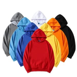 High Quality Polyester Hoodies Men Cotton Pullover Warm Wholesale Custom Printing Embroidery Puff Printing Hoodie - Image 1