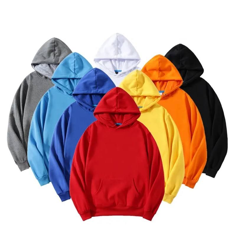 High Quality Polyester Hoodies Men Cotton Pullover Warm Wholesale Custom Printing Embroidery Puff Printing Hoodie