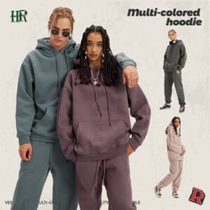 Mens Clothing Manufacturing Custom 100% Cotton French Terry Tracksuits Streetwear High Quality Hoodie Men - Image 1