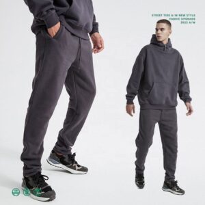 Custom Heavyweight Sweatpants Men Loose Plus Size Men's Pants Trousers Blank Sweat Pants Straight - Image 2