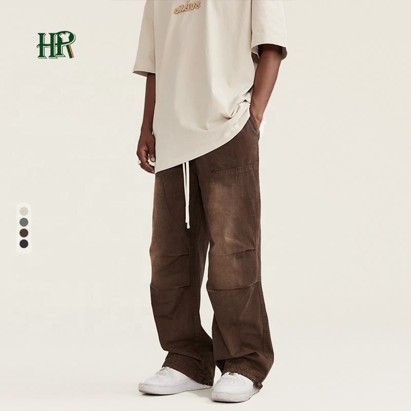 Men Cargo Jogger Pants Cargo Multi Pockets Custom Straight Track Pant Men Trousers Cargo Pants