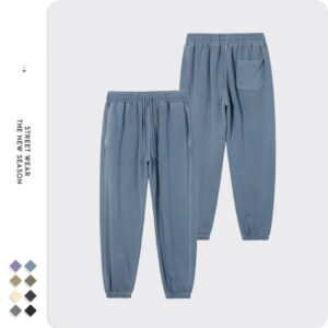 Heavy Weight Custom 380GMS  Batik Retro Washed Blank Oversized Hoodie Batik Vintage Terry Plain 100%Cotton Hoodie and Sweatpants - Image 5