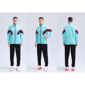 Wholesale Custom Quick Dry Football Training Jersey Tracksuit Soccer Warm up Tracksuit Soccer Training Jersey Jacket Set - Image 1