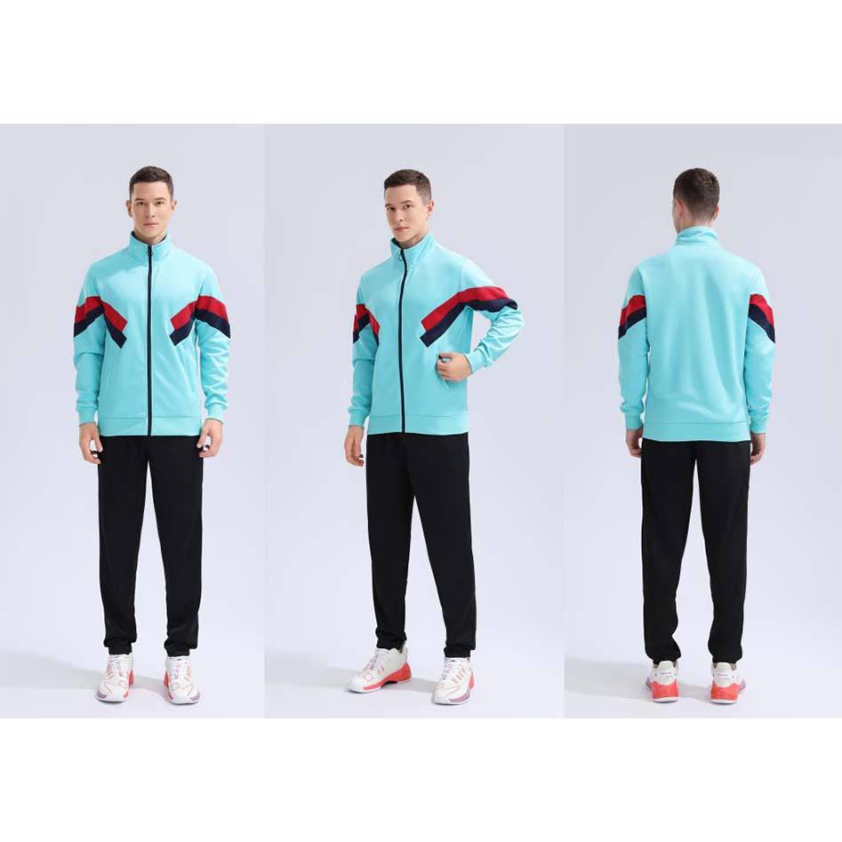 Wholesale Custom Quick Dry Football Training Jersey Tracksuit Soccer Warm up Tracksuit Soccer Training Jersey Jacket Set