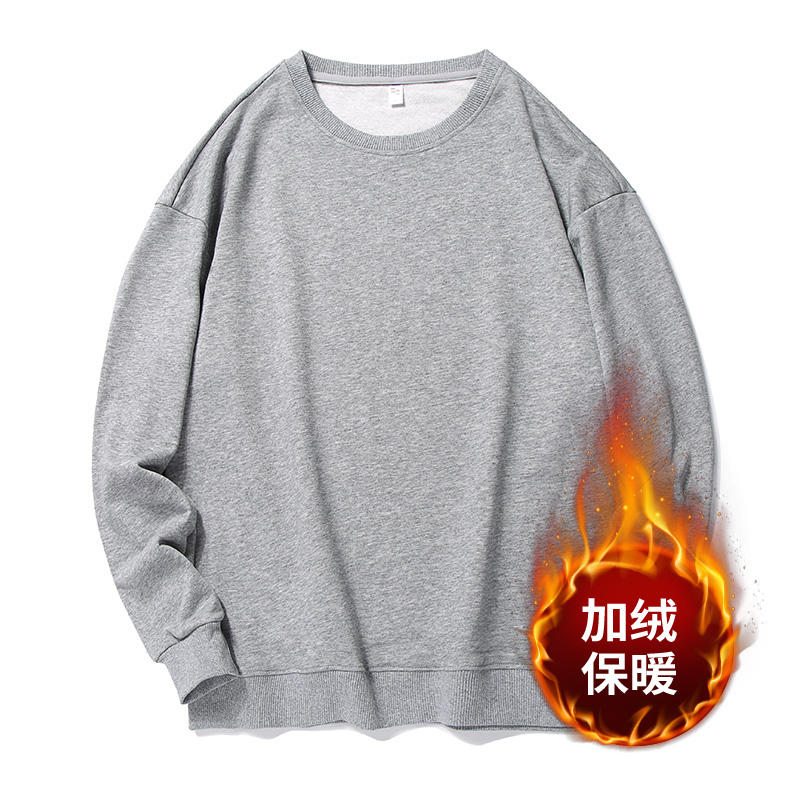 Wholesale Heavy Weight Blank Puff Print Custom Pullover 95% Cotton Sweater Fleece Crewneck Men Sweatshirt