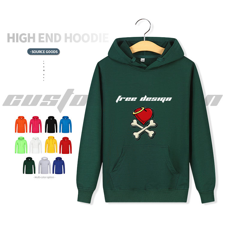 Wholesale ODM/OEM Oversize Cotton Men's Hoodies Pullover Custom Print Logo Hoodie for Adults and Kids