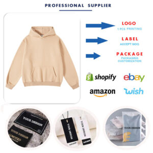 High Quality Hoodie Pullover Oversize Men's Hoodies Custom Puff Printing Heavy Weight Hoodie for Men - Image 4