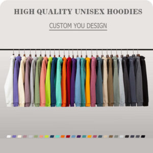 Fashion 330gsm Cotton Unisex Hooded Pullover Sweatshirt Plain Men Hoodies Custom Printed Embroidery Sublimation Blank Hoodies - Image 3