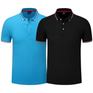 OEM Custom Printing Logo Short Sleeve Golf Polo Shirts 100% Cotton Men's Polo t Shirt - Image 1