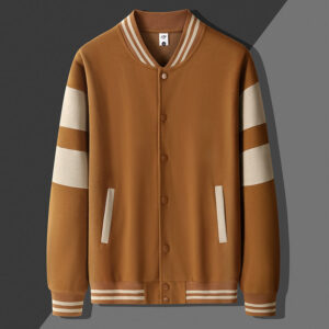 New Autumn College School Baseball Jacket Men Women Blank Varsity Jacket Custom Sample - Image 2