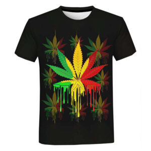 2022 Bob Marley Weeds Leaf 3D Digital Printing Shirt for Men Custom All Over Print Tshirts Graphics Printed Tees 3D Clothing - Image 5