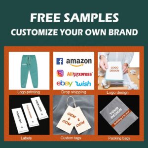 Wholesale Custom Printed Logo Sweatpants 100% Cotton Plain Fleece Mens Jogger Pants - Image 5
