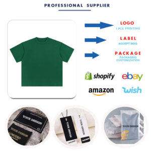 Custom Screen Printing 230Gsm T Shirt Wholesale Heavyweight Cotton Vintage Oversized Men Tshirt - Image 4