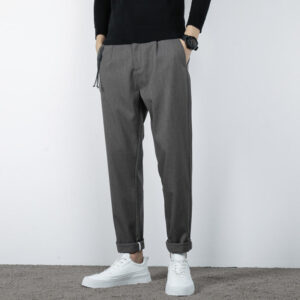 2022 Men's Clothing Trousers Draping Effect Spring and Autumn Straight Non-Ironing Suit  Casual Men Pants - Image 6