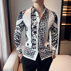 New Design Hot Sale Made 3D Embossed Polyester &Spandex DTG Print Boy Shirt Boy Classic Custom Shirt  Street Fashion - Image 5
