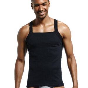King Mcgreen Star Sleeveless Top Tank Top Breathable Slim Vest Casual Cotton Men Solid Color Slim Fit Tank Fitness Tank Top - Image 3