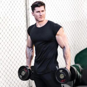 Men Gym Muscle Sleeveless Shirt Male Vest Tank Tops Bodybuilding Clothing Print Summer Cotton OEM Spandex Gym Tank Tops - Image 6