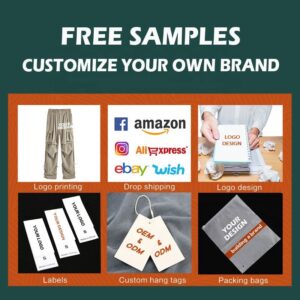 OEM LOGO Pattern High Quality Gorpcore Fashion Loose Pocket Polyester Cargo Pants Sports Men's Mants Trousers - Image 4