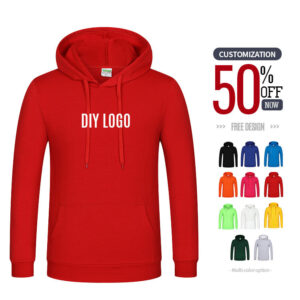 Wholesale ODM/OEM Oversize Cotton Men's Hoodies Pullover Custom Print Logo Hoodie for Adults and Kids - Image 3
