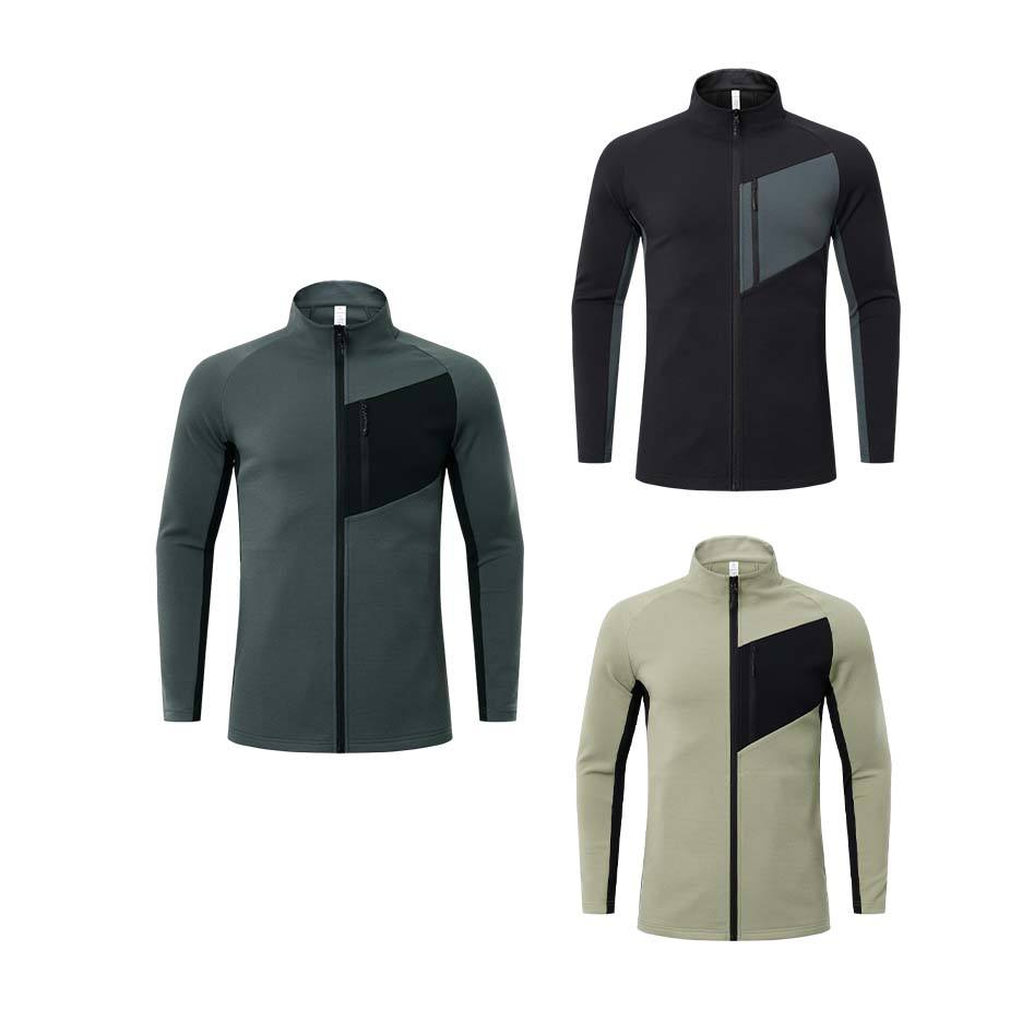 Wholesale Custom Sublimation Training Jackets Soccer Logo Embroidered Zip up Pullover Football Jackets Men